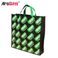 Promotion cheap colorful print nonwoven laminated shopping bag